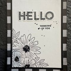 Hello Thinking of You Card WCMD 