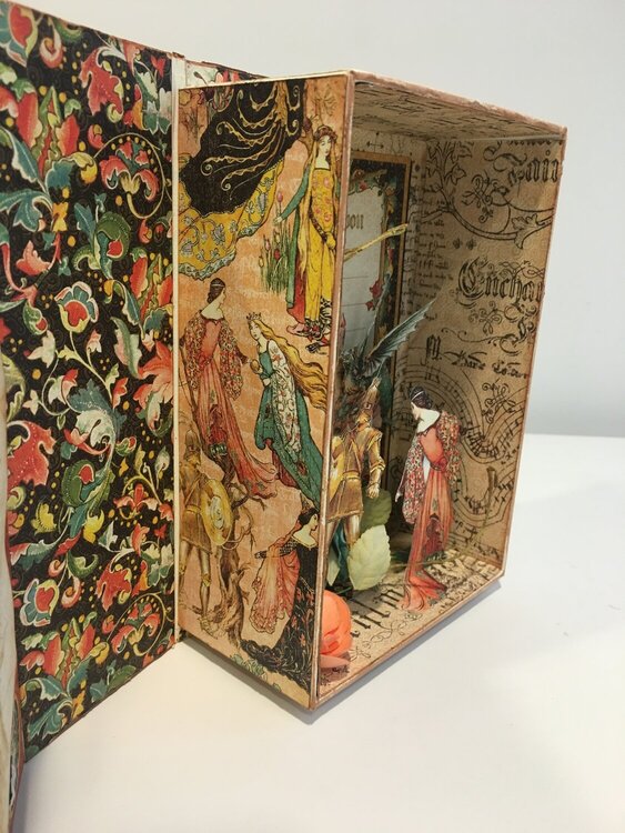 Enchanted Forest Altered Book Box