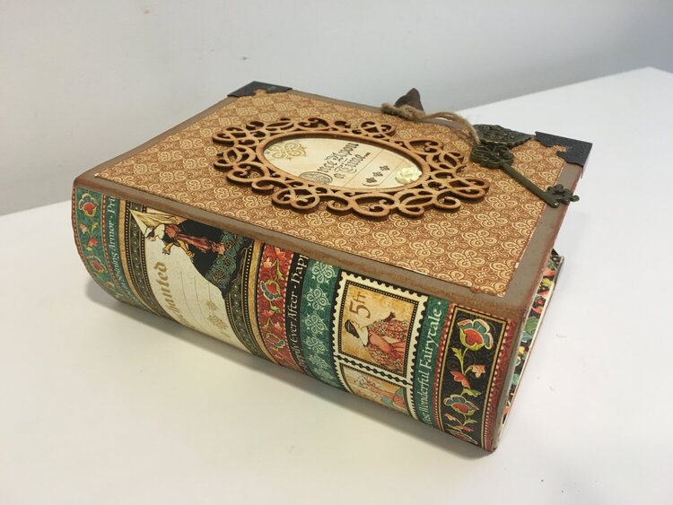 Enchanted Forest Altered Book Box