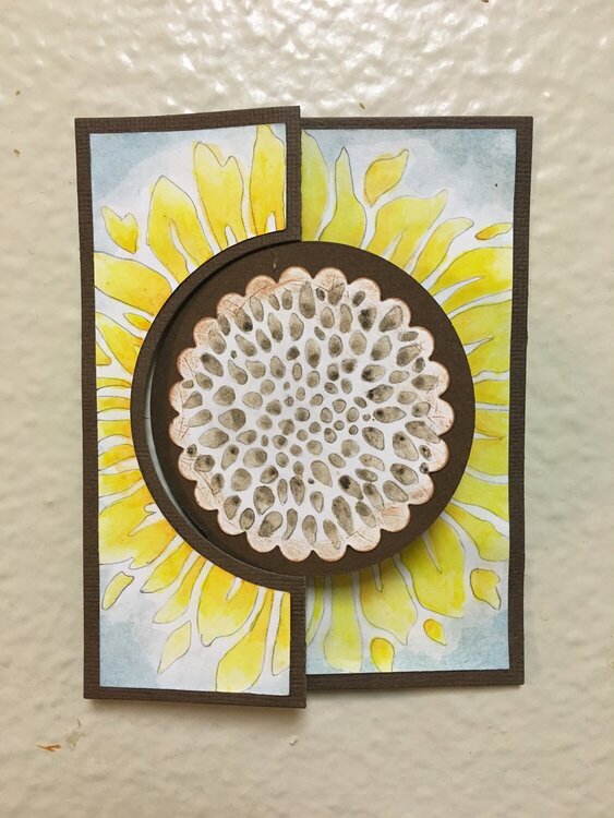 Sunflower Thank-You Card