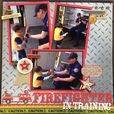 Firefighter In Training