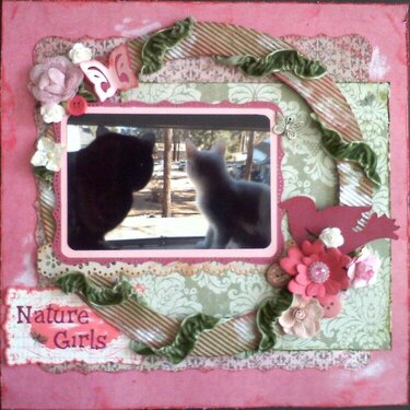 Nature Girls *Scraps of Darkness* &amp; PINK Challenge