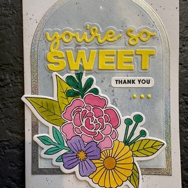 You&#039;re So Sweet Thank you Card WCMD