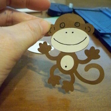 Lil Monkey~ I made this!! From New Arrival cricut