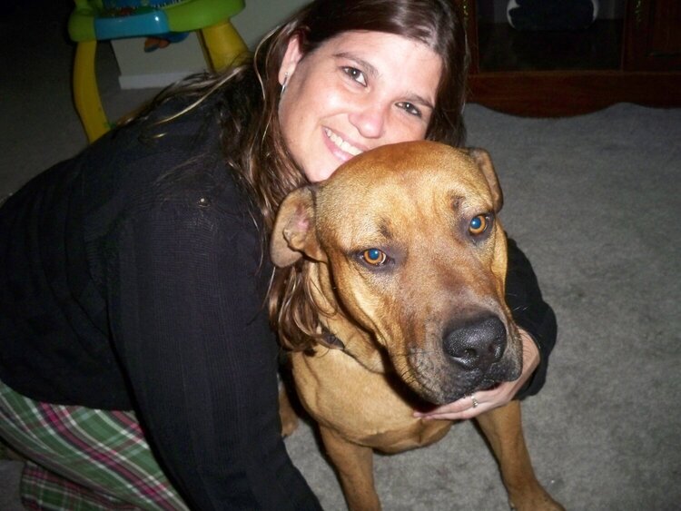 My sweet dog Wilmer and Me Nov 3,2009