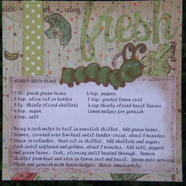 Herbed Green Beans Recipe Card
