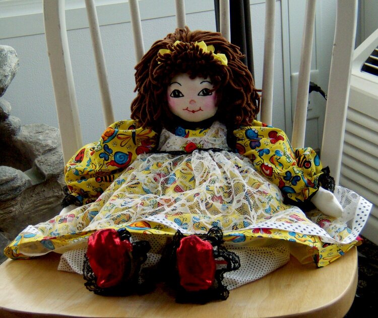 Doll I made for Lydia&#039;s 1st birthday May 1