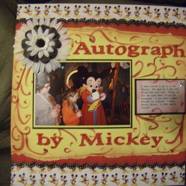 Autograph by Mickey