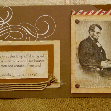 Abe Lincoln Birthday Card