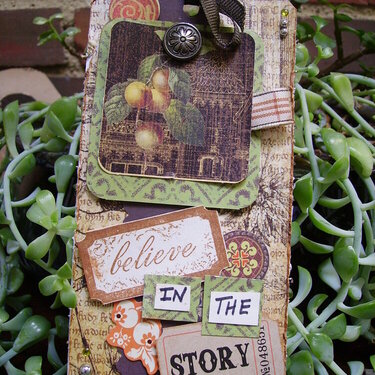 Believe in the story bookmark