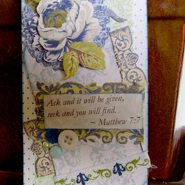 Bible Blue Bookmark