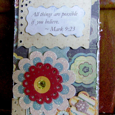 Bible Flower Bookmark
