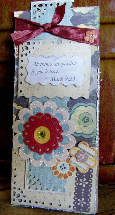 Bible Flower Bookmark