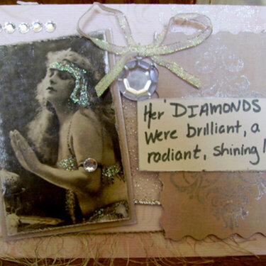 Postcard - Diamond Belly Dancyer