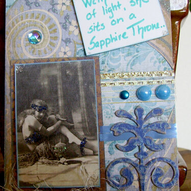 Postcard - Sapphire Belly Dancer