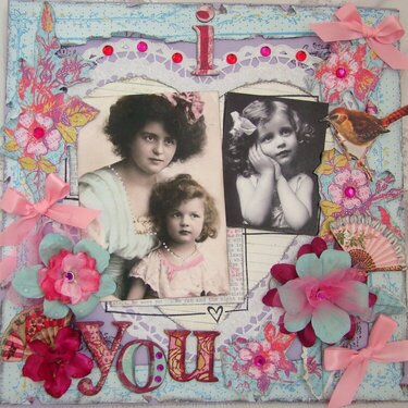 12x12 I love you layout