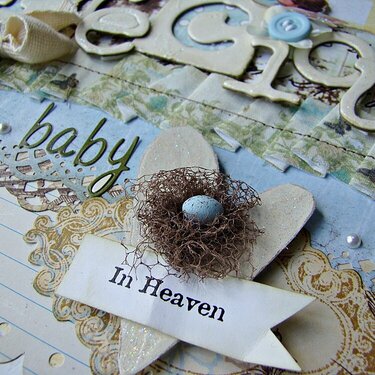 chipboard album and keepsake box for 12 week old baby
