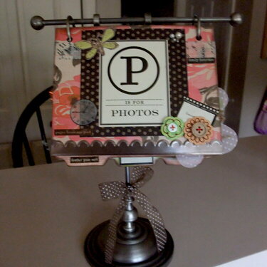 Mini Scrapbook with stand