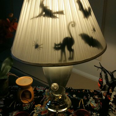 Halloween Die Cuts in Lamp