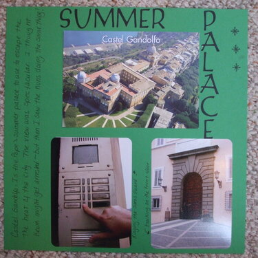 Summer Palace - Castel Gandolfo
