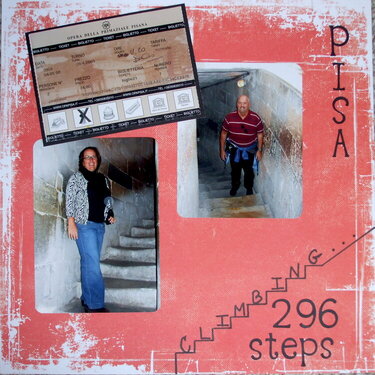 Pisa -- Climbing 296 Steps
