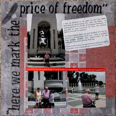 Here we mark the price of freedom