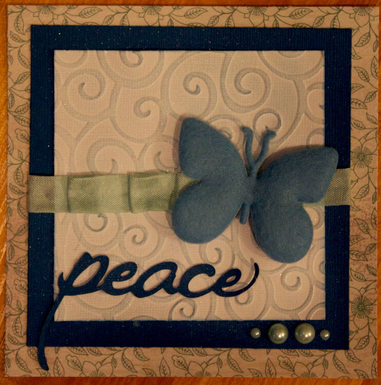 Peace card