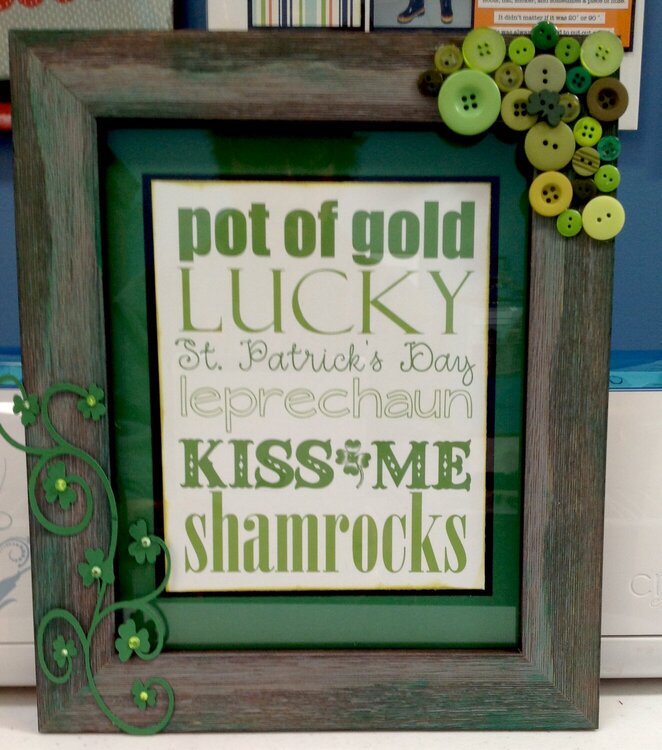 St. Pats altered frame