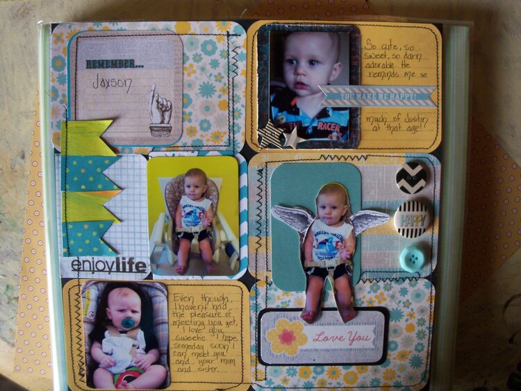 boy project life style layout
