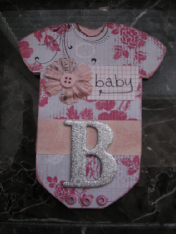 Baby girl card