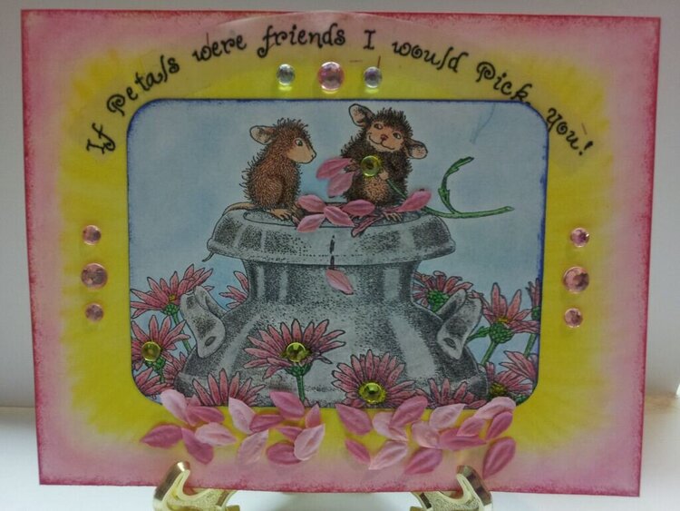 friend house mouse card