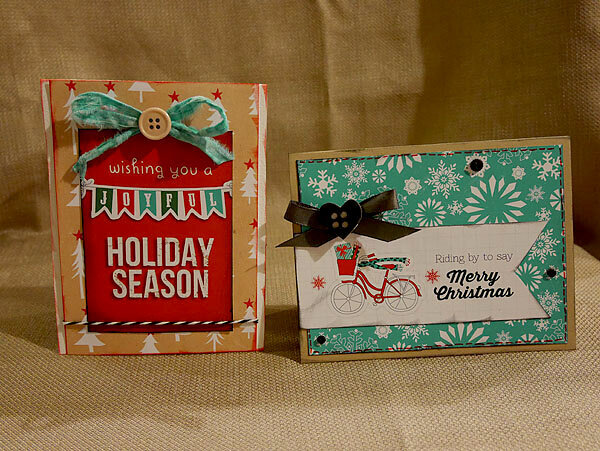 Christmas Cards (made with Joyful digital kit)