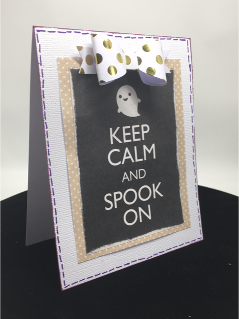 Keep Calm and Spook On (Halloween Card)