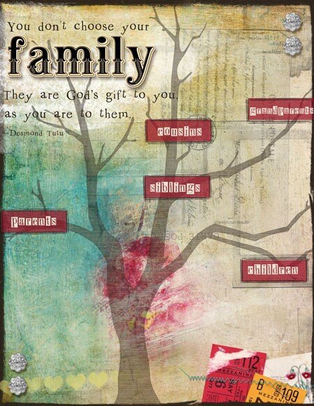 Family Art Journaling Page