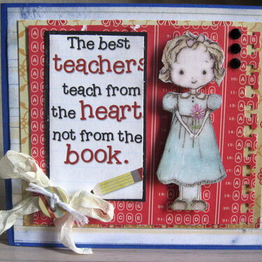 Teacher card........