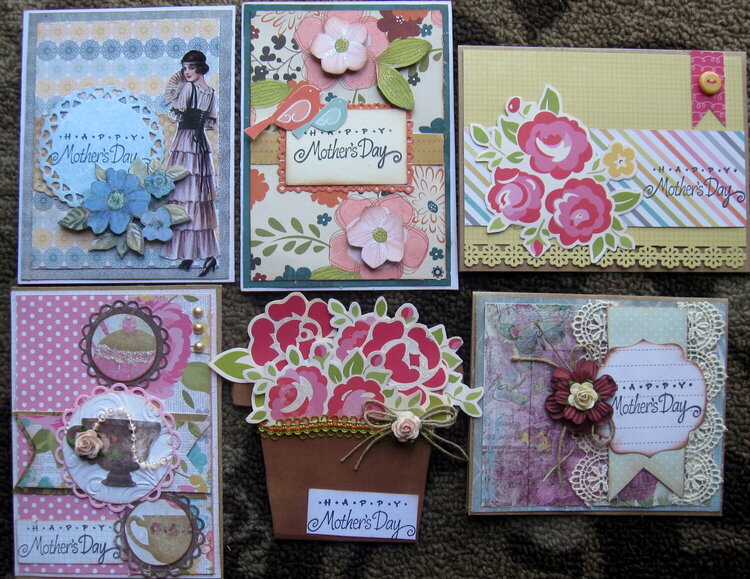Snailmail Challege, NSD2014 (mother&#039;s Day cards)