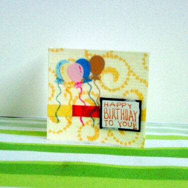 B-day&#039;s Card Balloon Boy