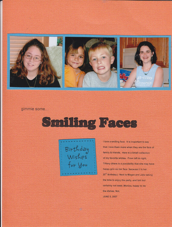 Smiling Faces