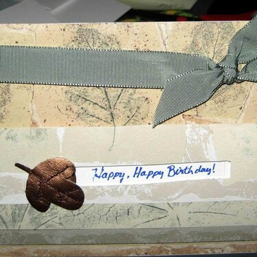 Birthday Spinner card