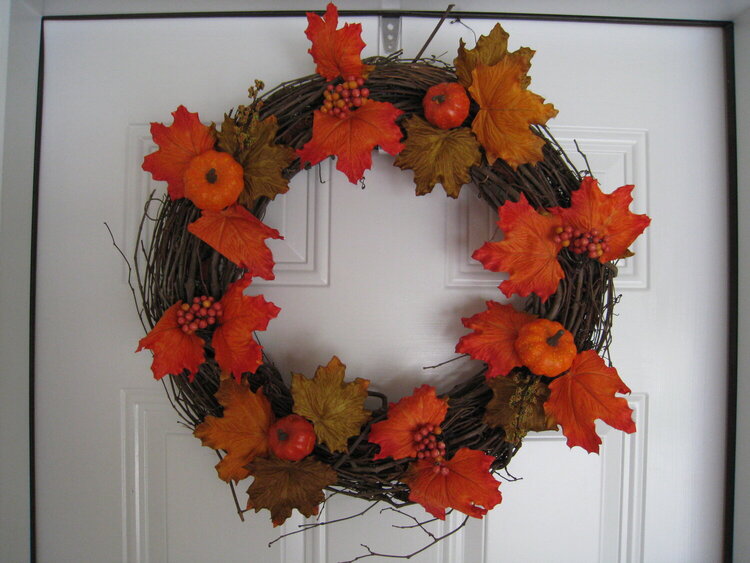 Fall Grapevine Wreath