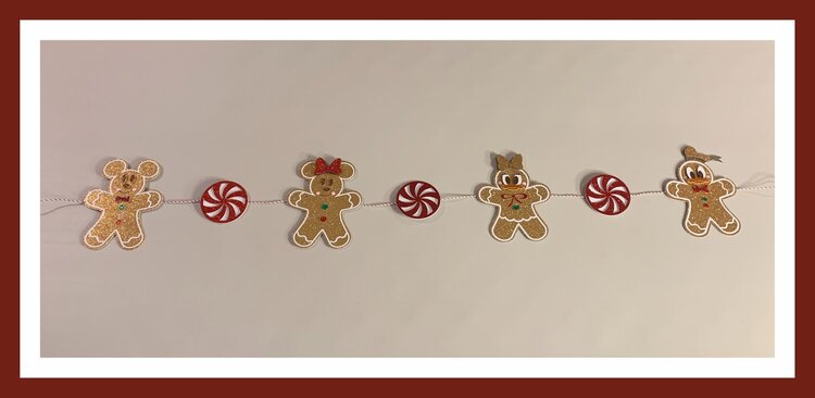 Gingerbread Disney Garland