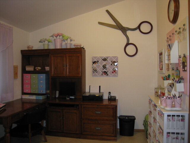 My scrapbook room once upon a time