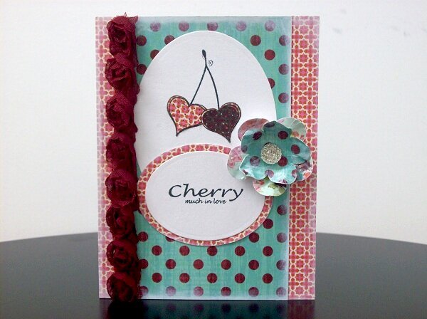 Cherry Much in Love Card