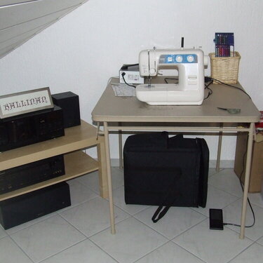 My Sewing area