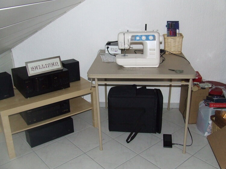 My Sewing area