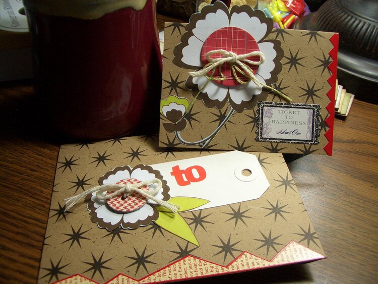 Ticket To Happiness Gift Card Holder and Envelope