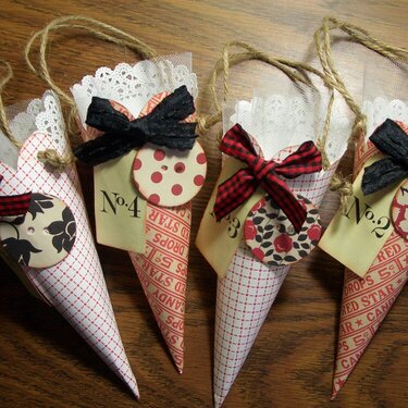 Nostalgic Cone Ornaments