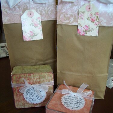 Gift Bags (paper bags) and Small Boxes