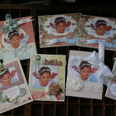 Card Set for Customer (Using her image)