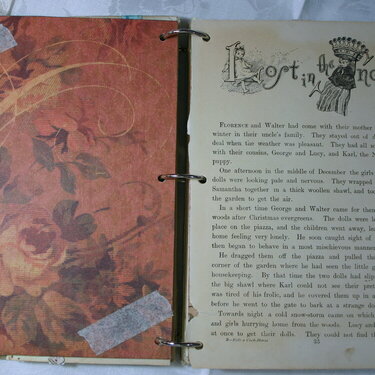 REVERIE BOOK - Recycled Vintage Children&#039;s Book
